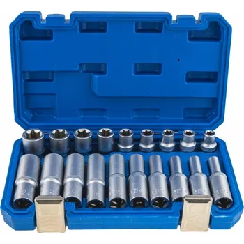 Klíč Sada nástrčných Torx klíčů E8-E24 1/2" 20ks Falcon F08064