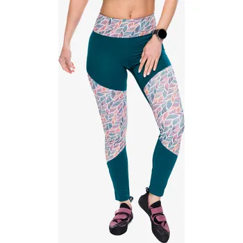 Dámská móda Lezecké legíny Ocun Rhea Leggings - green deep teal