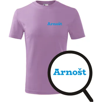 Fialové dětské tričko Arnošt - dětské tričko se jménem - barva fialová - velikost 6let