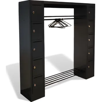 Školní nábytek Otevřený šatní systém s 10 přihrádkami a přihrádkou na dopisy #03 OPENCLOSET 10L