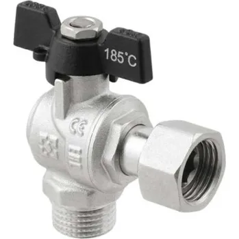 Vodovodní kohout Rohový kulový kohout 1/2" x 1/2" s převlečnou matkou (DRBM1)