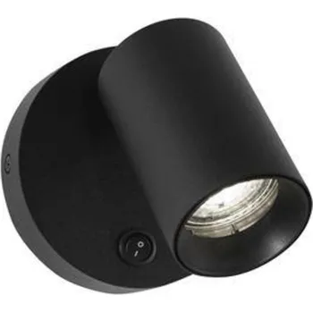 Bodové svítidlo NOVA LUCE bodové svítidlo NET černý hliník vypínač na těle GU10 1x10W IP20 220-240V bez žárovky 9011922