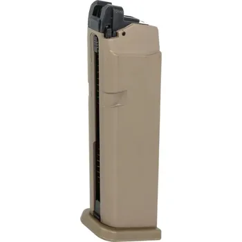Plynový zásobník pro E&C Glock 17/18/34 - Flat Dark Earth, tlačný, 24bb, E&C, MA011