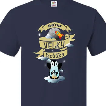 Dívčí tričko Tričko Pro sourozence | Dětské tričko Budu velký bráška