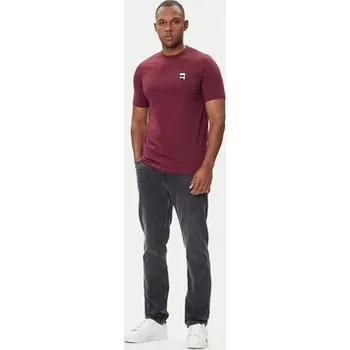 Dámské tričko KARL LAGERFELD T-Shirt 755710 554224 Fialová Regular Fit XL