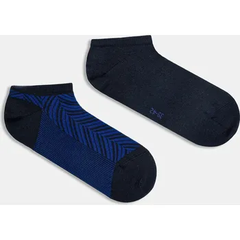 Pánské ponožky Ponožky Tommy Hilfiger 2-pack tmavomodrá barva, 701236323 59X, vel. 43/46