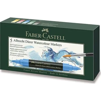 Vodová barva Faber-Castell Albrecht Dürer akvarelové popisovače sada 5 ks 160305