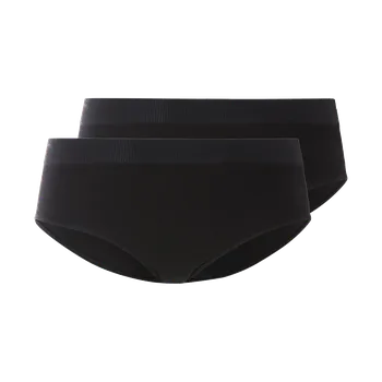 Dámské spodní prádlo esmara® Dámské bezešvé kalhotky Hipster, 2 kusy (černá, M(40/42))