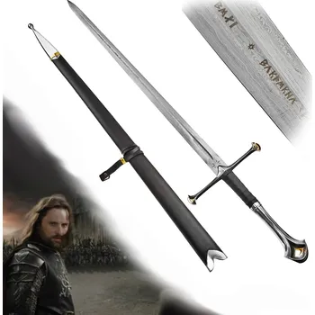 Replika zbraně AF Meč Krále Elessara "ANDURIL - DAMASCUS" damašková ocel - Pán prstenů