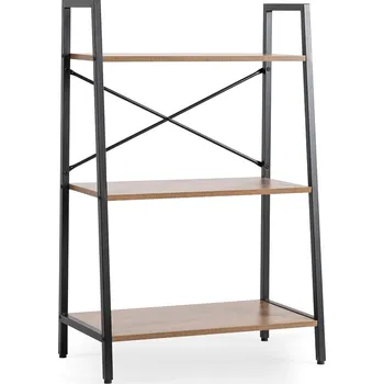 regál Regál Vior 64 cm ořech/černý