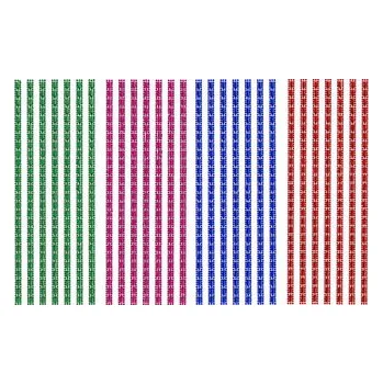 Dětské navlékací korálky ALIGA kamínky JET-1600