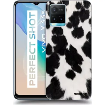 Pouzdro na mobilní telefon Picasee silikonový černý obal pro Vivo Y33s - Black Moo