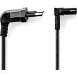 Nedis - Napájecí Kabel | Typ F Zástrčka | IEC-320-C1 | Úhlový | Úhlový | 2.00 m | Černá CEGL11075BK20