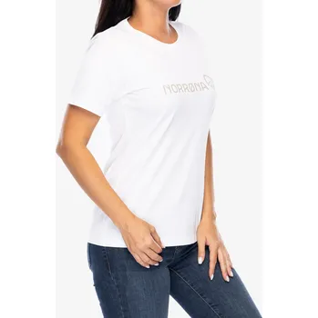 Dámské tričko Bavlněné tričko dámské Norrona 29 Cotton Norrona Viking T-Shirt - pure white
