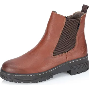 Dámské kozačky Dámská kotníková obuv RIEKER 73892-24 hnědá W5 40