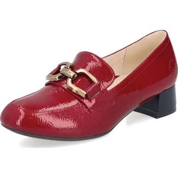 Dámské mokasíny Dámské mokasíny RIEKER 45052-33 červená W5 39