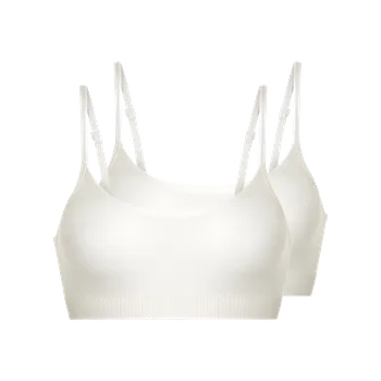 Podprsenka esmara® Dámská bezešvá podprsenka, 2 kusy (bílá, M (40/42))