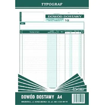 Archivační box Dowód dostawy A4 01120