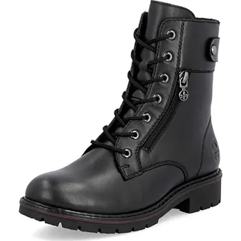 Dámské kozačky Dámská kotníková obuv RIEKER Y9106-00 černá W5 42