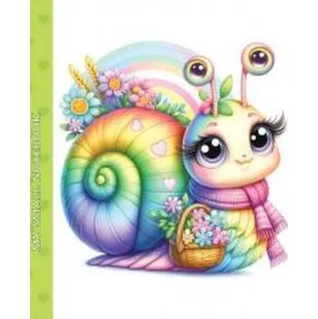 Notatnik ozdobny 100x100 48 stron gładki TW Ślimak