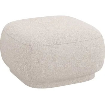 Taburet Cosmopolitan Design Béžová čalouněná podnožka Camden 65 x 65 cm