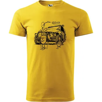 Tričko - Velorex a Pan Vajíčko Barva: Žlutá (04), Velikost: 122 cm/6 let, Střih: Dámské