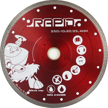 Řezný kotouč MAR-POL Diamantový řezný kotouč SILENT CUT 250x10x30/25,4mm 40007&nbsp;M08711