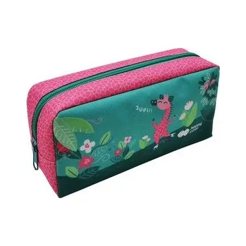 Set školních potřeb Piórnik saszetka Afrykanki 2 z zamkiem HAPPY COLOR