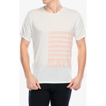 Pánská móda Běžecké tričko Salomon Sense Aero S/S Tee GFX - icicle