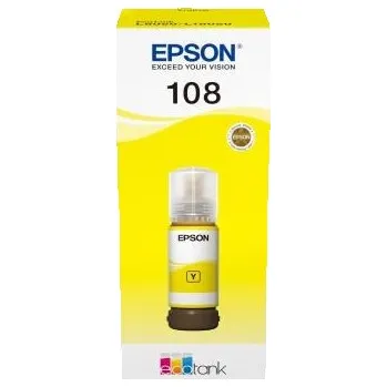 Tiskárna EPSON 108 EcoTank Yellow ink bottle