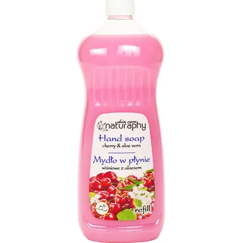 Mýdlo Pro-Tech shop Tekuté mýdlo třešeň a aloe vera, náhradní náplň Naturaphy 1000ml 30312&nbsp;5908311411339