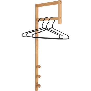 Věšák House Nordic Nástěnný věšák, bambusový, 82 cm, Trento