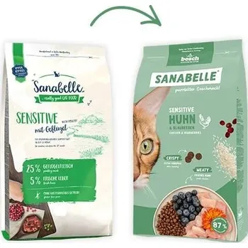 Krmivo pro kočku BOSCH Sanabelle Sensitive Drůbež 8 kg