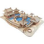 Woodcraft Dřevěné 3D puzzle Zahrady Suzhou