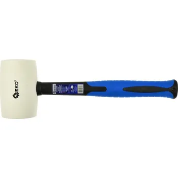 Kladivo GEKO Gumové kladivo fiberglass 850g 01259