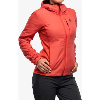 Zateplená bunda dámská Black Diamond First Light Hybrid Hoody - coral red