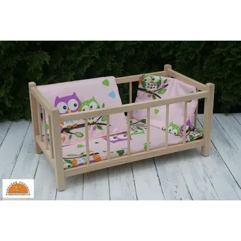 Doplněk pro panenku Postýlka pro panenky s peřinkou