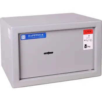 Trezor Malá bezpečnostní schránka šedá s klíčovým zámkem #17 MINISAFE L17 KEY