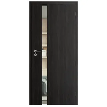 Interiérové dveře SAPELI HARMONIE KOMFORT M83 - CPL LAMINÁT - OTOČNÉ DVEŘE VČ. ZÁRUBNĚ - Ořech královský Průchozí šířka (cm): 70, Průchozí výška (cm): 197, Typ skla: Čiré sklo