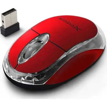 Myš X extreme Bezdrátová myš 3D USB HARRIER, červená 73447 XM105R