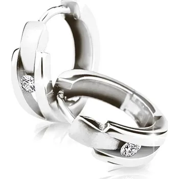 Náušnice Cutie Jewellery Náušnice z bílého zlata kroužky Z64841