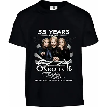 Chlapecké tričko Tričko Ozzy Osbourne | 55 years Druh: Dětské, Barva: Černá, Velikost: 110-XS
