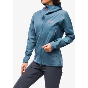 Dámská větrovka Dámská bunda do deště Rab Kinetic Alpine 2.0 Jacket - orion blue