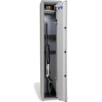 Trezor Skříň na 5 zbraní s certifikátem, uzamykání na klíč #17 HUNTER STRONG 5 KEY