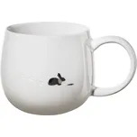 Porcelánový hrnek 400 ml MAGU FOOTPRINTS RABBIT ASA Selection - bílý bílá