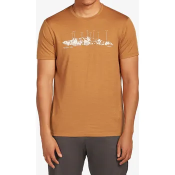 Dámské tričko Merino triko Icebreaker Merino 150 Tech Lite SS Tee The Peaks - trail