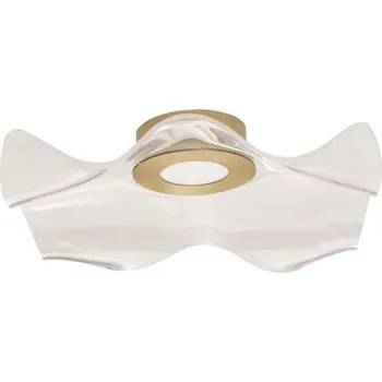 NOVA LUCE stropní svítidlo SIDERNO zlatý hliník a akryl LED 31W 230V 3000K IP20 9054502