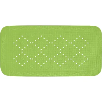 Protiskluzová podložka Spirella ALASKA Protiskluzová podložka do vany 71 x 36 cm Světle zelená
