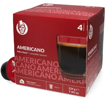 Káva Kaffekapslen | Americano - Everyday Coffee - Počet kapslí Dolce Gusto®: 32