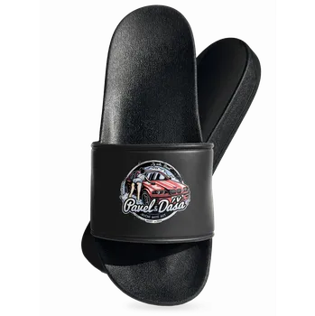 Pánské pantofle Bastard Automyčka Pavel pantofle Black